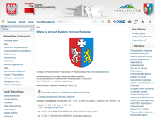 Tablet Screenshot of bip.podkarpackie.pl