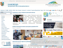 Tablet Screenshot of podkarpackie.pl